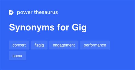 Gig synonyms